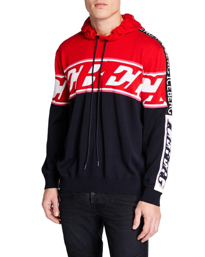 Men's Logo-print Pullover Hoodie