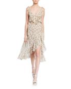 Floral Ruffle Dress With
