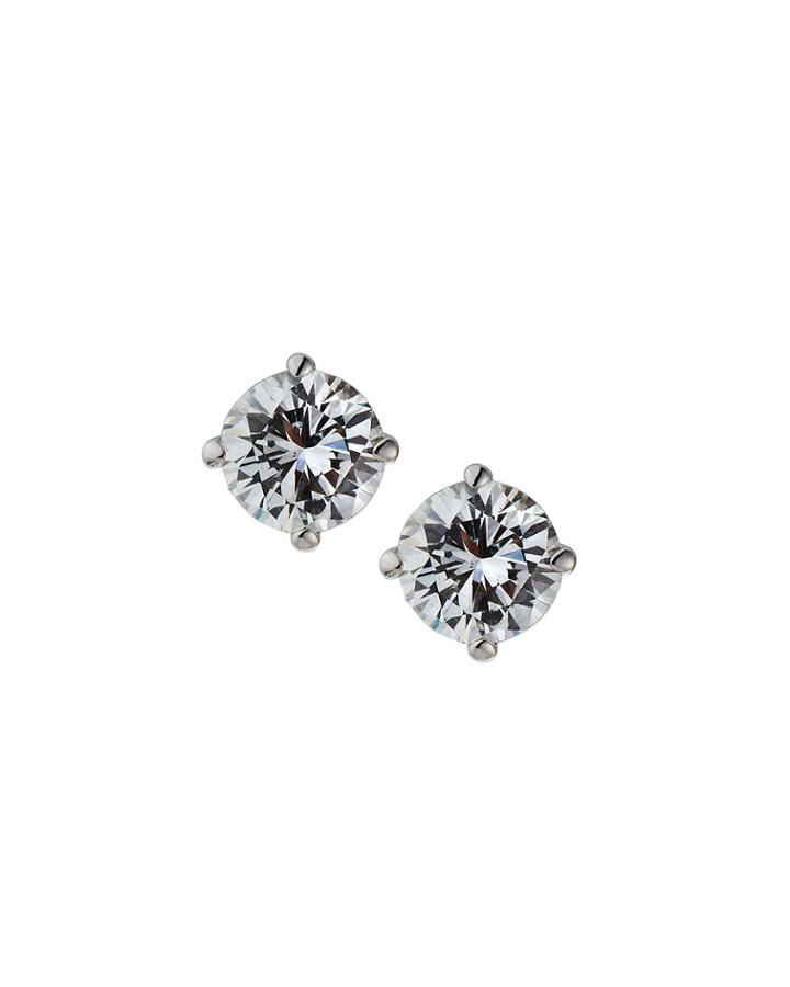 Estate 14k White Gold Brilliant Diamond