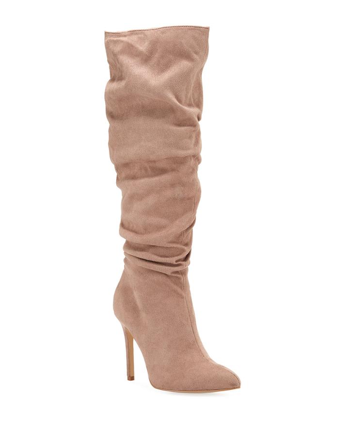 Duet Microsuede Slouchy Knee Boots