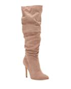 Duet Microsuede Slouchy Knee Boots