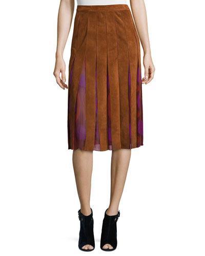 Melita Suede & Silk A-line