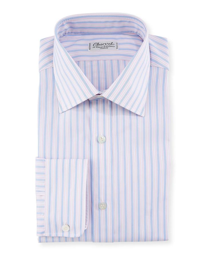 Men's Tricolor Stripe Dress