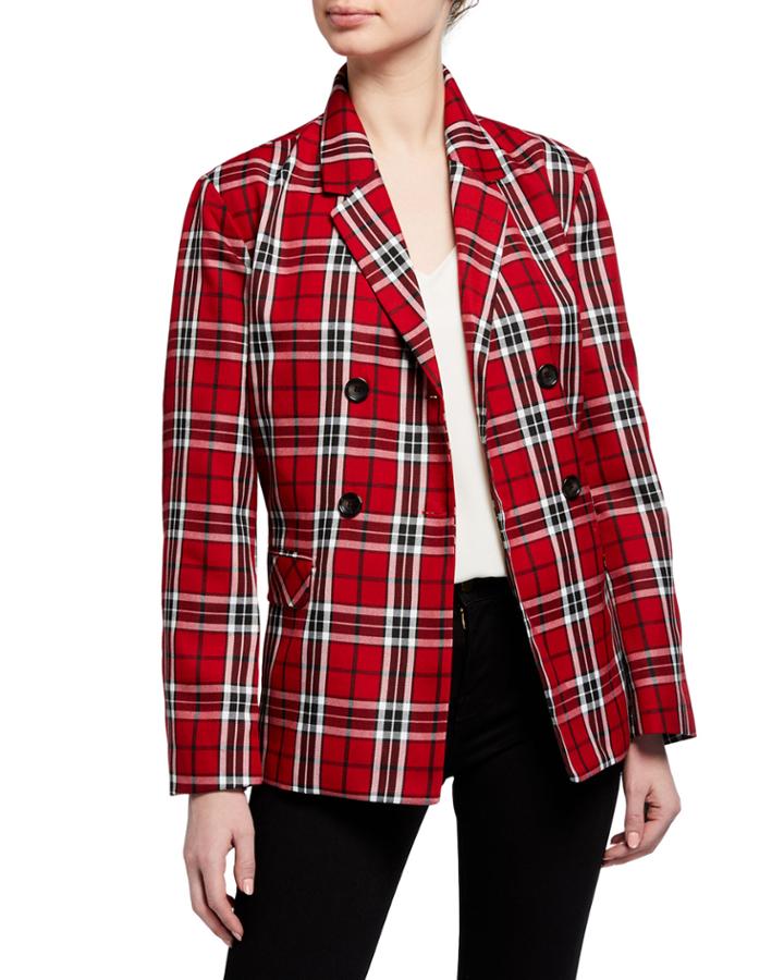 Babetta Plaid Blazer