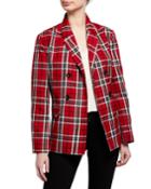 Babetta Plaid Blazer