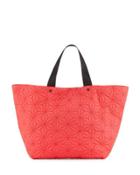 Star-quilted Tote Bag,