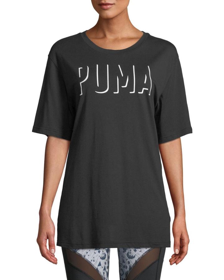 Fusion Elongated Logo Outline Tee