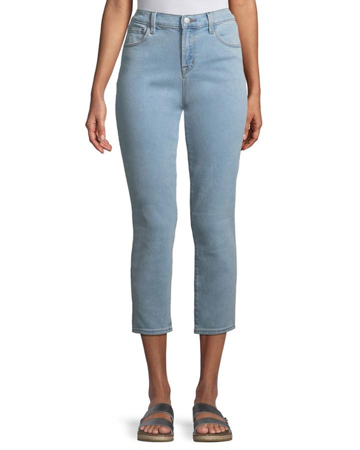 Ruby High-rise Crop Cigarette Jeans