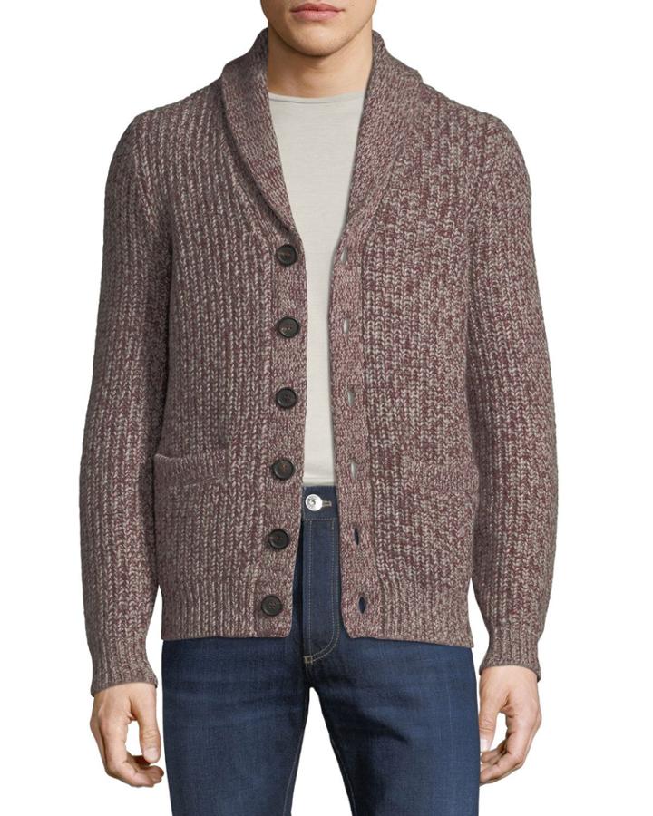 Men's Chine Brioche Stitch