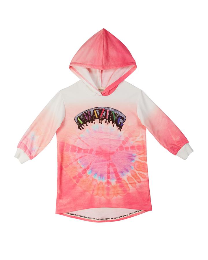 Amazing Tie Dye Sweatshirt Dress,