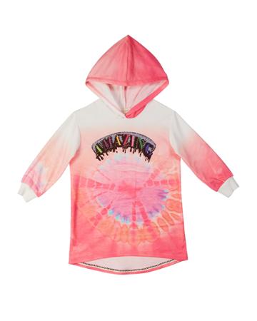 Amazing Tie Dye Sweatshirt Dress,