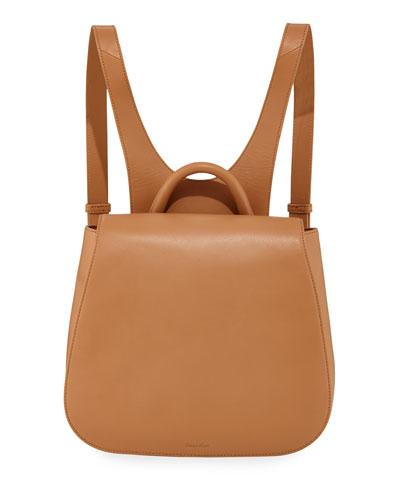 Kate Smooth Leather Backpack, Tan