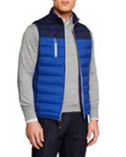 Men's Crown Elite Colorblock Puffer Vest