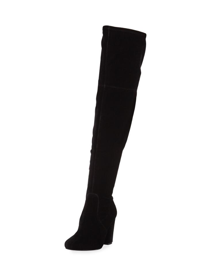 Abigail Suede Over-the-knee Boots