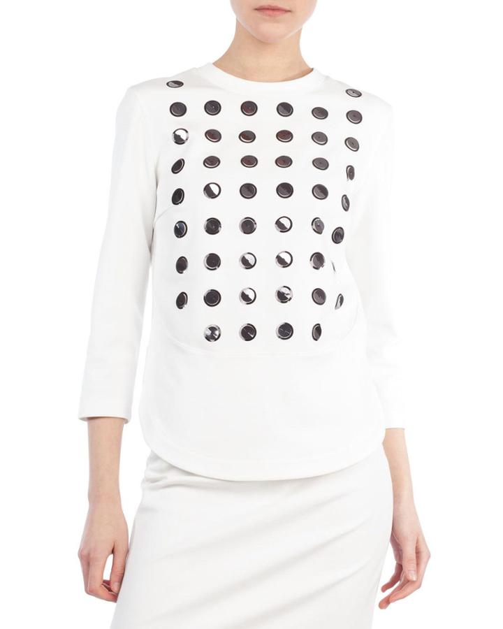 3/4-sleeve 3d Paillettes