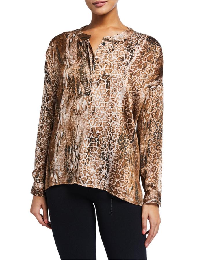 Baraz Snakeskin High-low