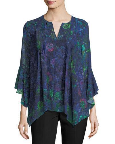 Bell-sleeve Handkerchief Tunic