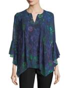 Bell-sleeve Handkerchief Tunic