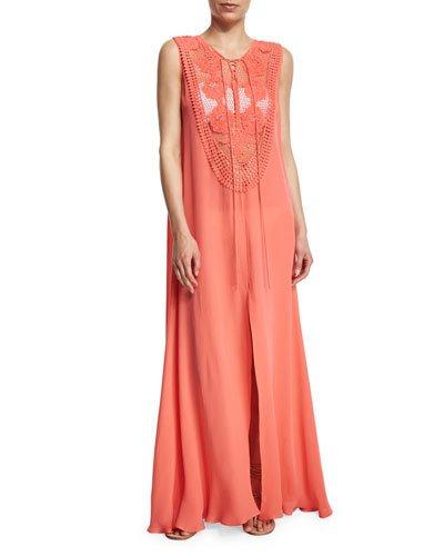 Lana Crocheted Maxi Coverup Dress