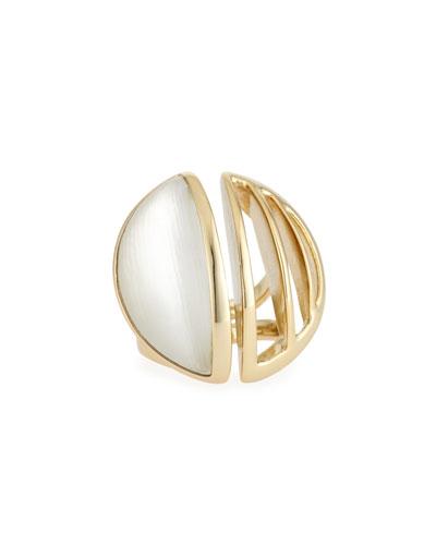 Spoked Lucite Cocktail Ring