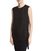 Ruched Tie-side