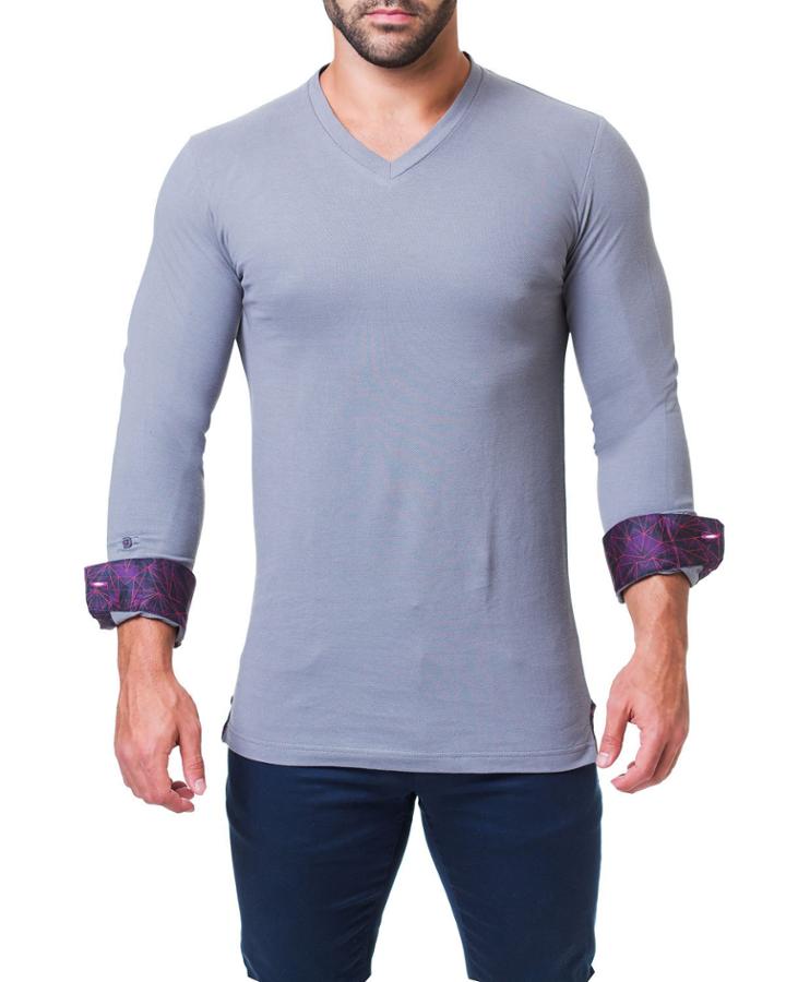Men's Edison Matrix V-neck