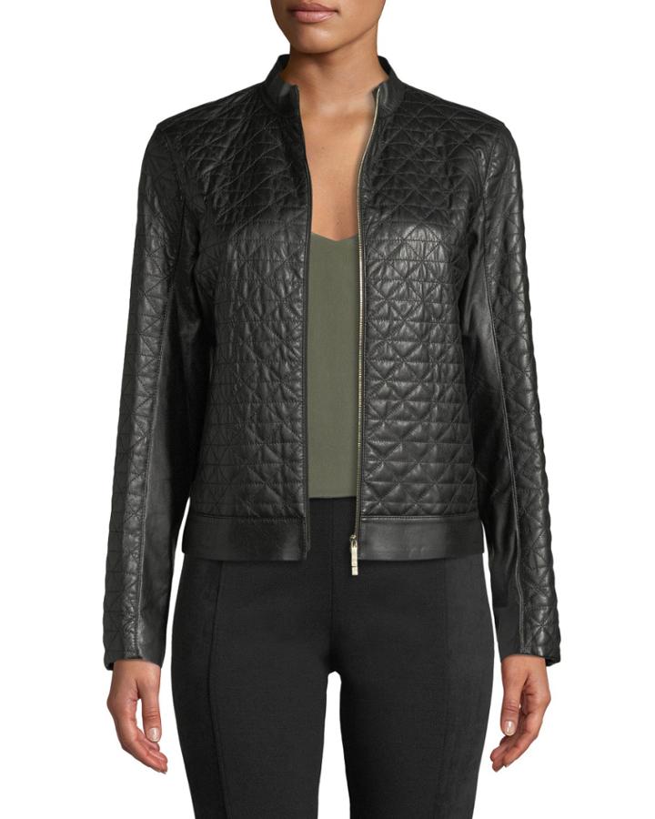 Becks Quilted Leather