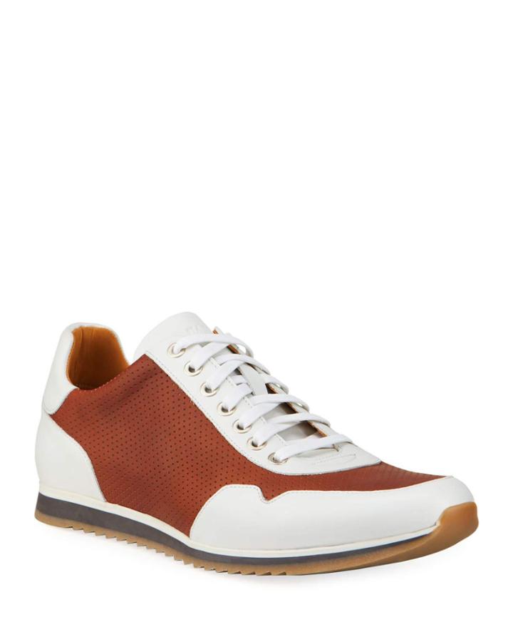 Men's Perforated Lace-up