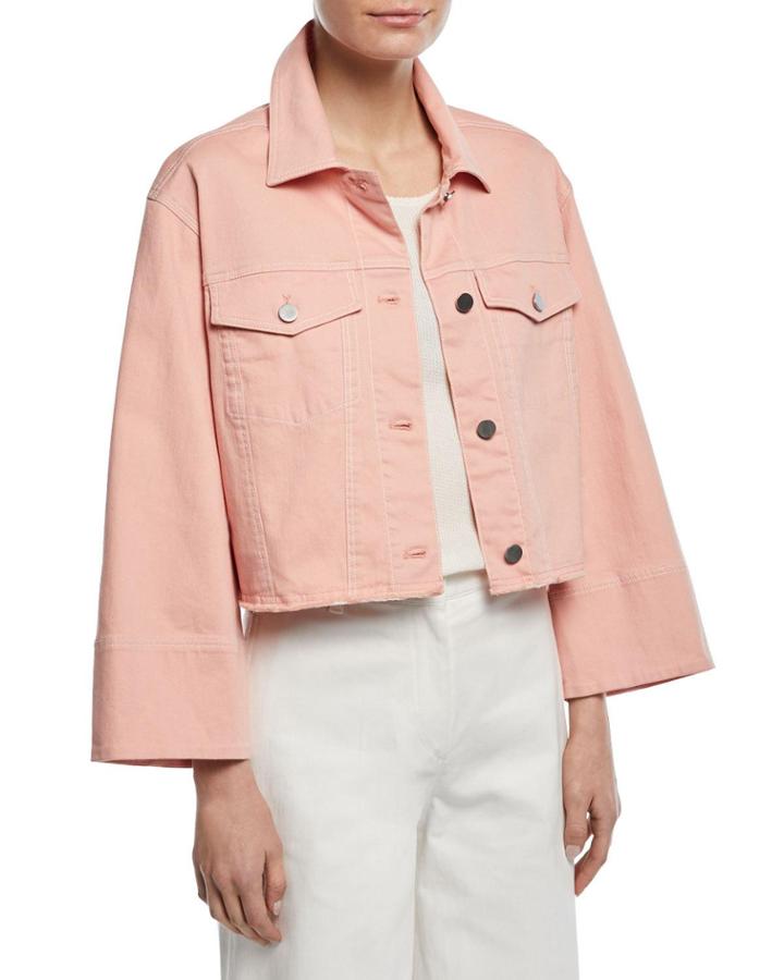 Branson Cropped Boxy Denim Jacket