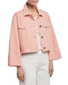 Branson Cropped Boxy Denim Jacket