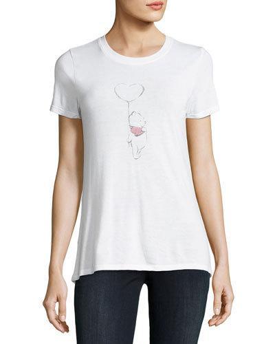 Pooh W/ Heart Balloon Graphic Tee