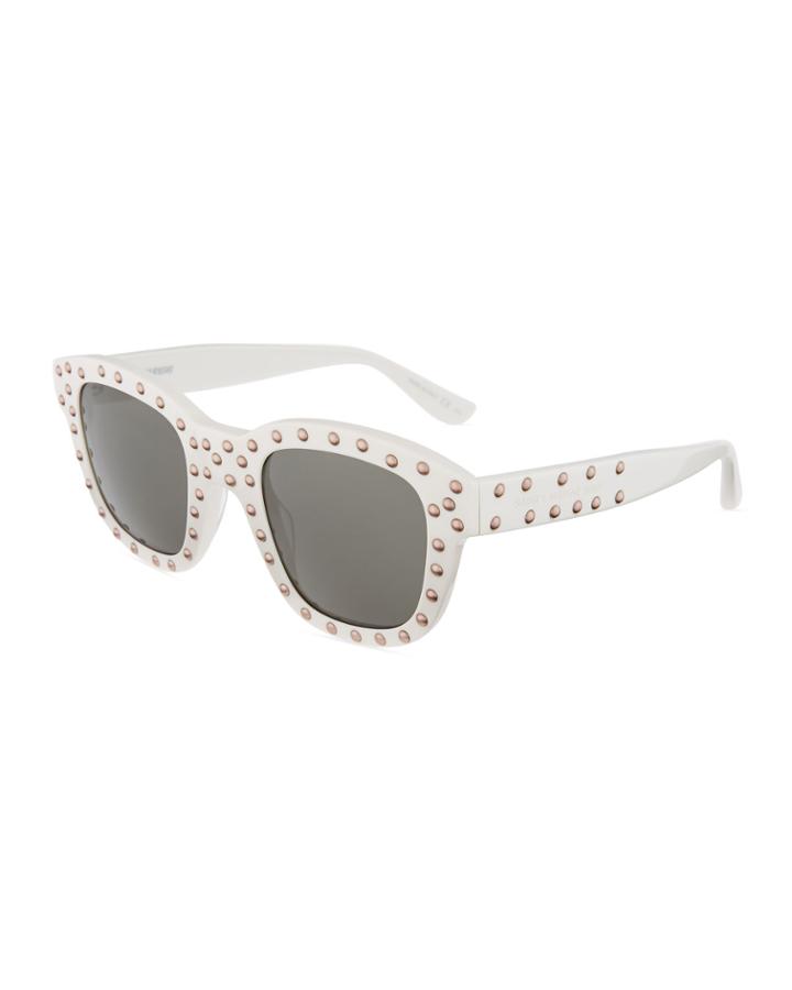 Lou Unisex Square Studded Plastic