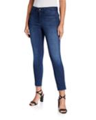 Ami Slit Frayed Ankle