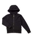 Boy's Hooded Zip-up Jacket W/ Medusa Graphic,