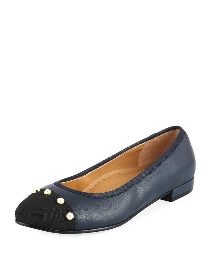 Unelma Cap-toe Ballet Flats, Blue