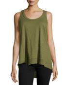 Twist Asymmetric Racerback Tank Top