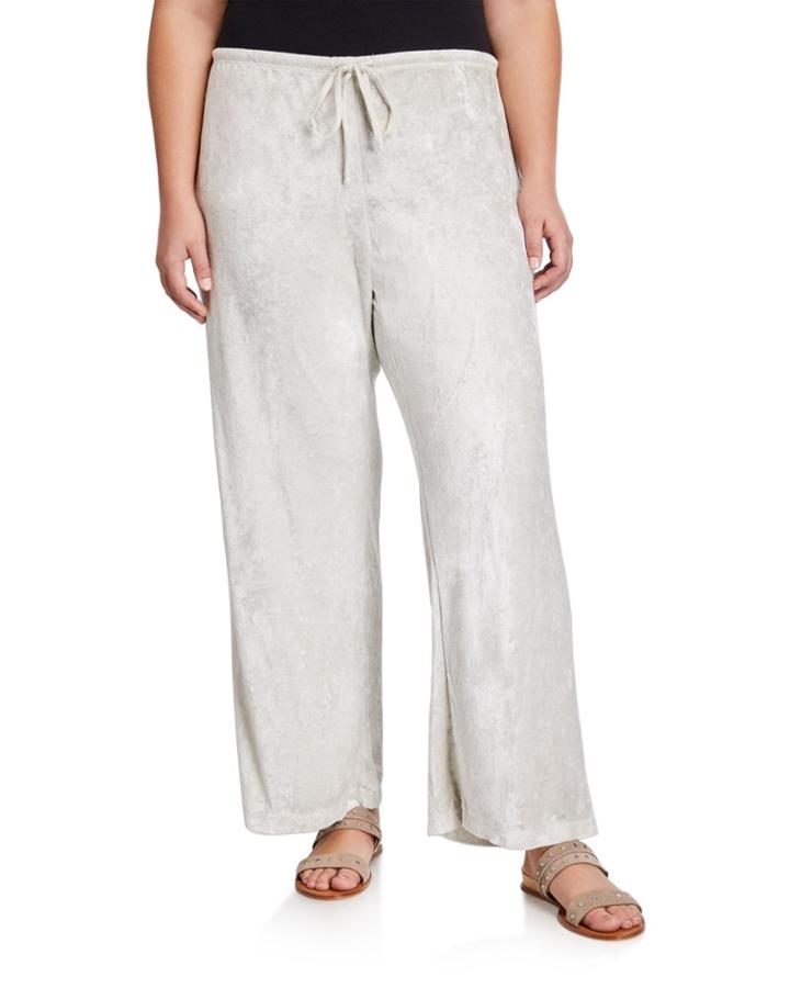 Plus Size Josephine Velour Easy Pants