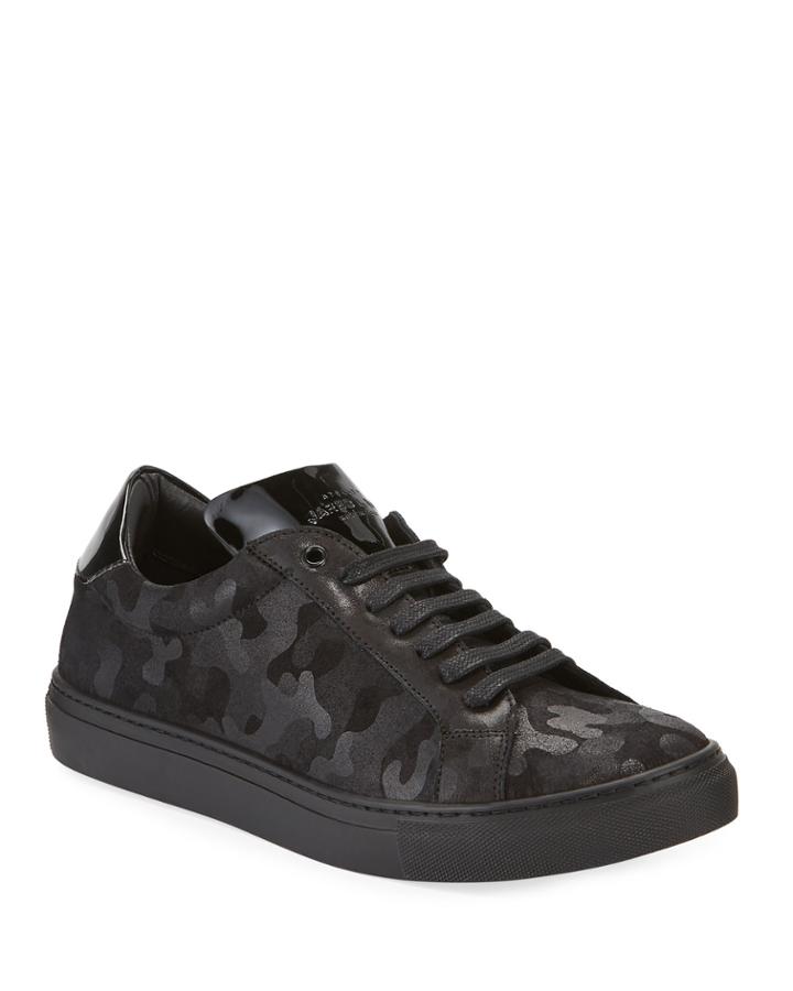 Men's Rome Camo Leather Low-top