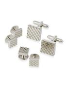 Square Cuff Links & Shirt