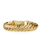 18k Yellow Gold Flat-link Bracelet