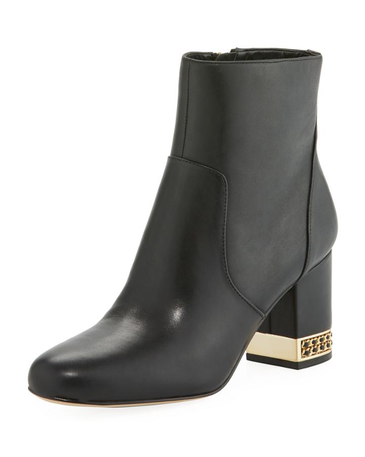 Sophie Booties With Pearly-heel