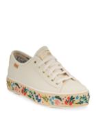 X Rifle Paper Co. Triple Kick Floral Embroidered Espadrille