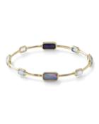 18k Rock Candy 8-stone Bangle In Waterfall