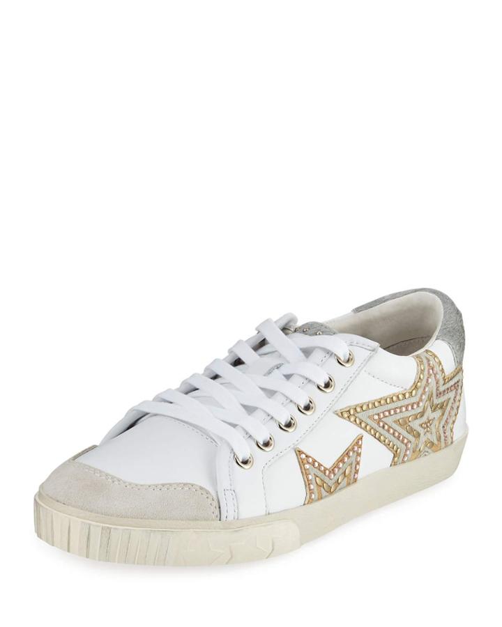 Magic Star Embellished Leather