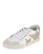 Magic Star Embellished Leather