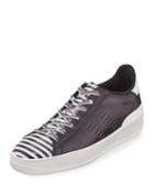 Men's Printed Leather