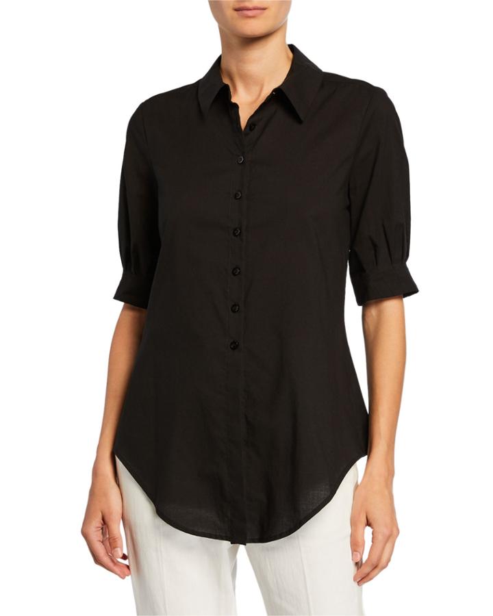 Button-front Ruched Camp