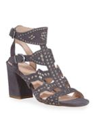 Cosmo Studded Suede Caged