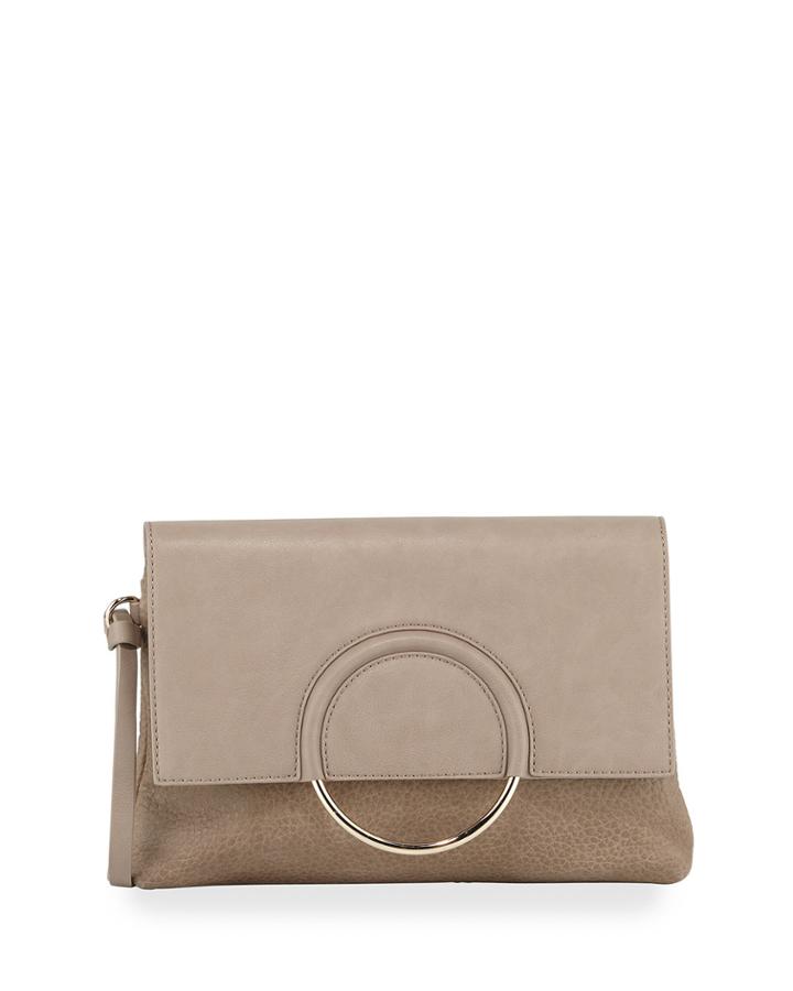 Textured Ring Clutch Bag