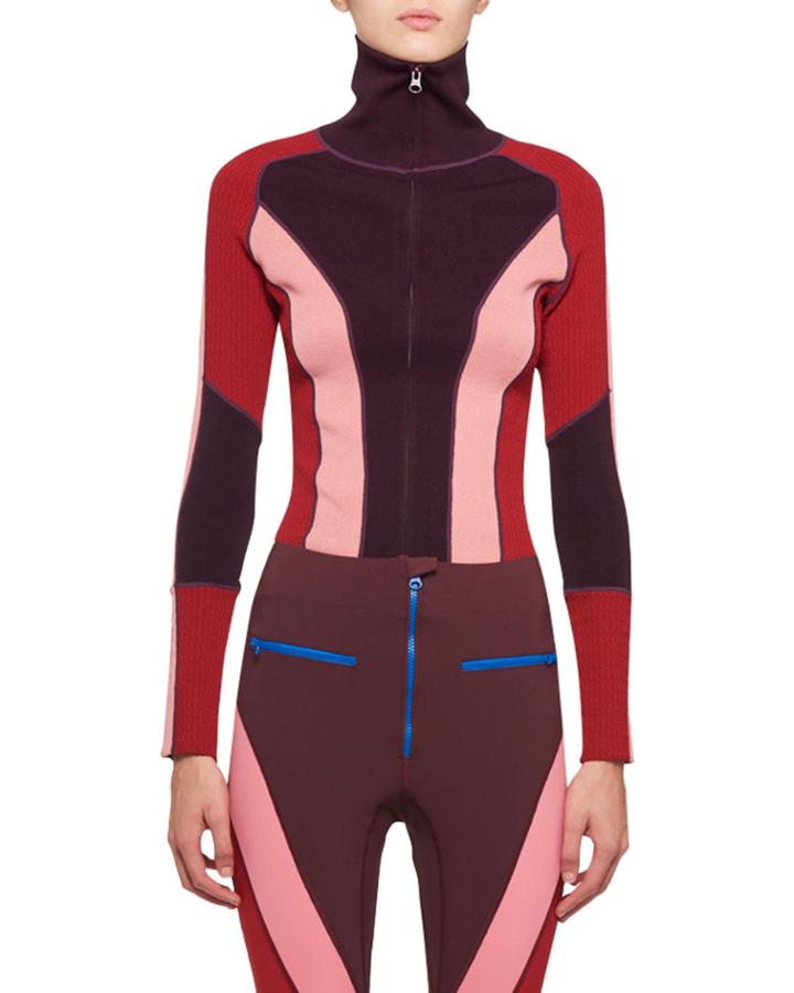 Laddie Colorblock Zip-front